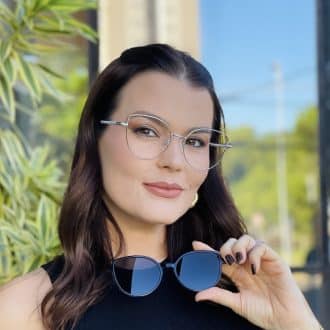 safine com br oculos 2 em 1 clip on gatinho prata camila 2 0