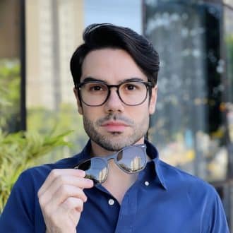 safine com br oculos 2 em 1 clip on masculino hexagonal cinza juliano 2 0