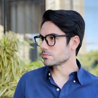 safine com br oculos 2 em 1 clip on masculino hexagonal preto fosco juliano 5