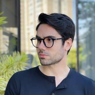 safine com br oculos 2 em 1 clip on masculino redondo azul gabriel 5