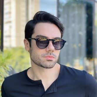 safine com br oculos 2 em 1 clip on masculino redondo azul gabriel 6