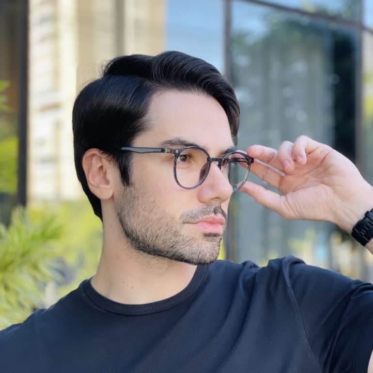 safine com br oculos 2 em 1 clip on masculino redondo cinza joao 4