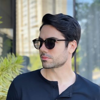 safine com br oculos 2 em 1 clip on masculino redondo marrom marcos 8