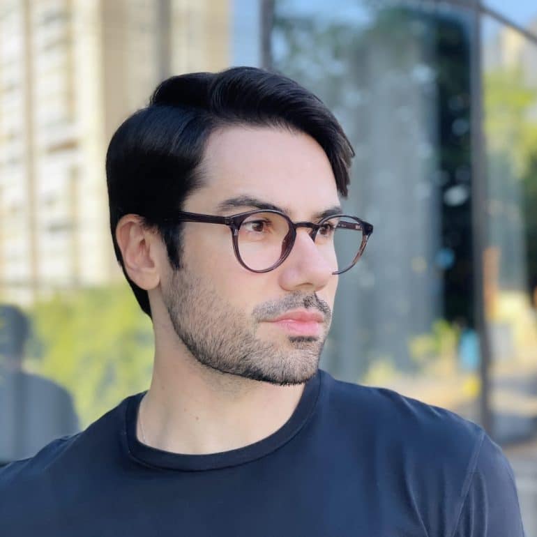 safine com br oculos 2 em 1 clip on masculino redondo marrom paulo 4