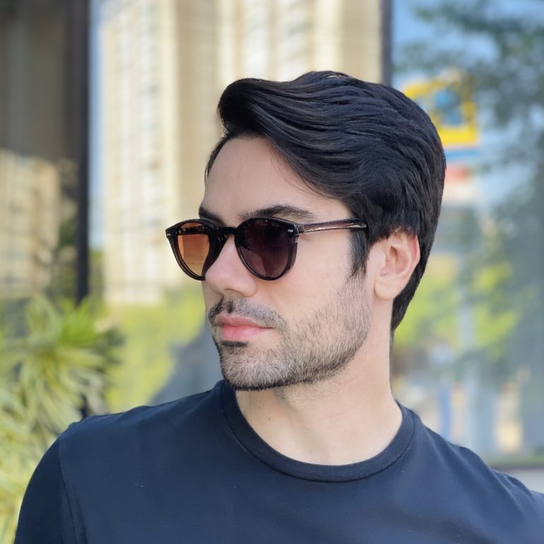 safine com br oculos 2 em 1 clip on masculino redondo marrom paulo 8