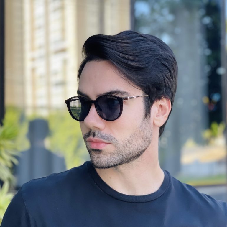 safine com br oculos 2 em 1 clip on masculino redondo marrom rui 2 0 8