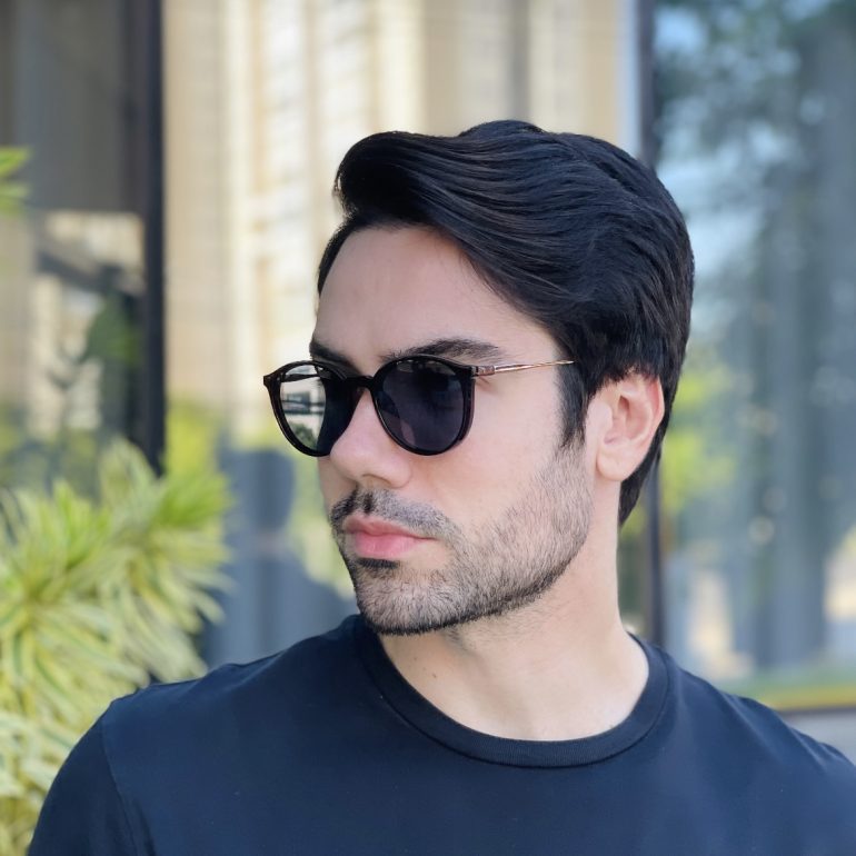 safine com br oculos 2 em 1 clip on masculino redondo marrom rui 3 0 8