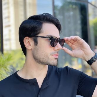 safine com br oculos 2 em 1 clip on masculino redondo preto e dourado marcos 7