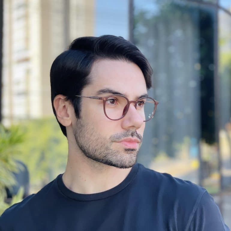 safine com br oculos 2 em 1 clip on masculino redondo preto e marrom rui 4