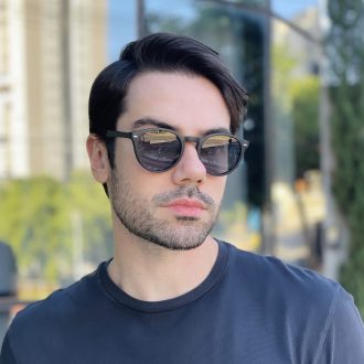 safine com br oculos 2 em 1 clip on masculino redondo preto fosco paulo 6