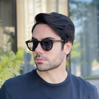 safine com br oculos 2 em 1 clip on masculino redondo preto fosco paulo 8
