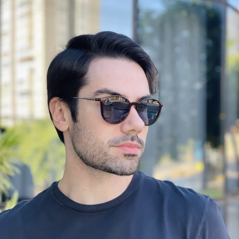 safine com br oculos 2 em 1 clip on masculino redondo tartaruga e marrom rui 7