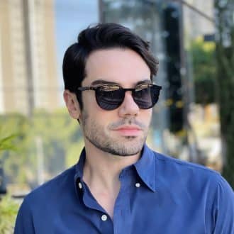 safine com br oculos 2 em 1 clip on masculino redondo tartaruga joao 9