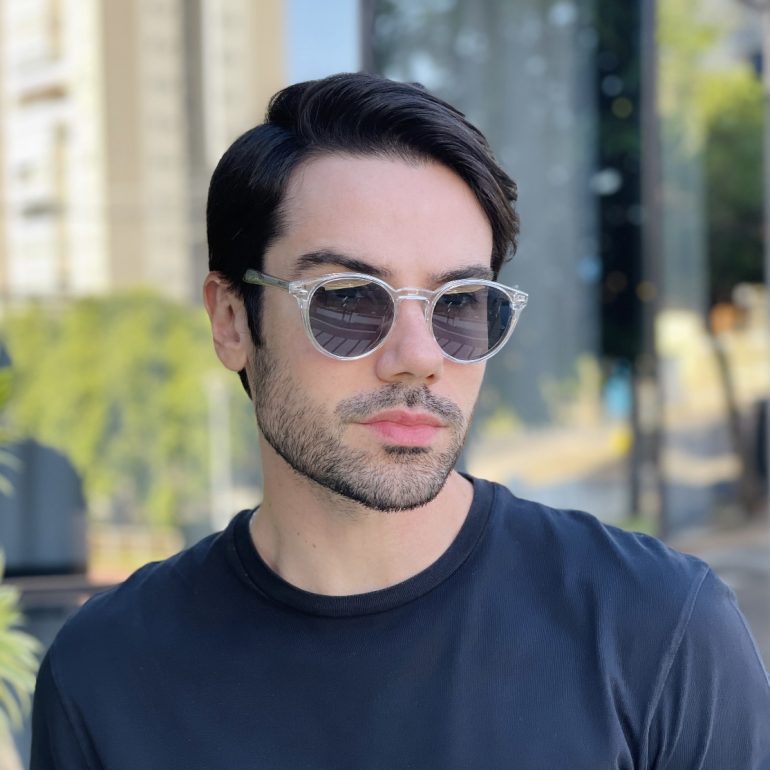 safine com br oculos 2 em 1 clip on masculino redondo transparente paulo 2 0 15