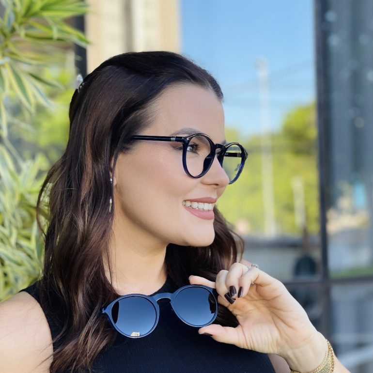 safine com br oculos 2 em 1 clip on redondo azul stella 2