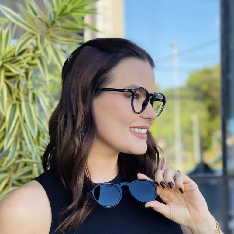 safine com br oculos 2 em 1 clip on redondo cinza stella 2