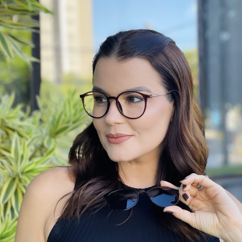safine com br oculos 2 em 1 clip on redondo marrom paola 2 0 1