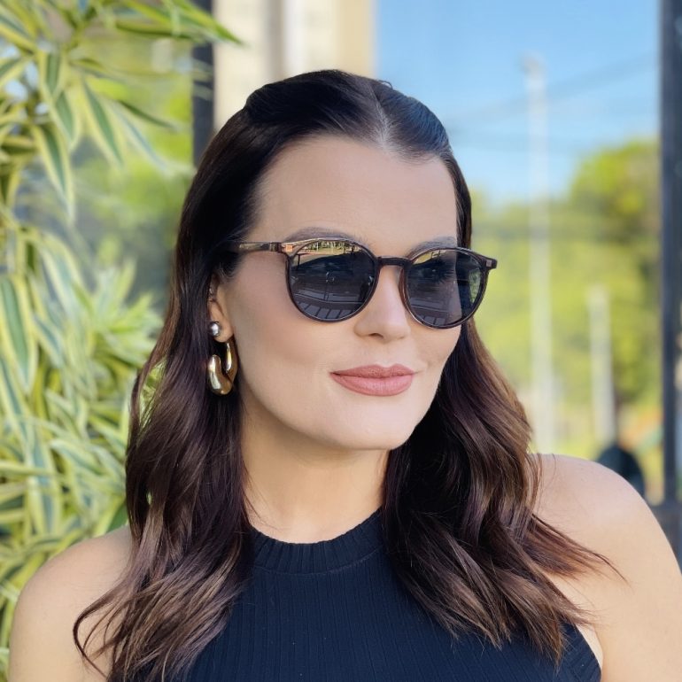 safine com br oculos 2 em 1 clip on redondo marrom transparente melissa 8