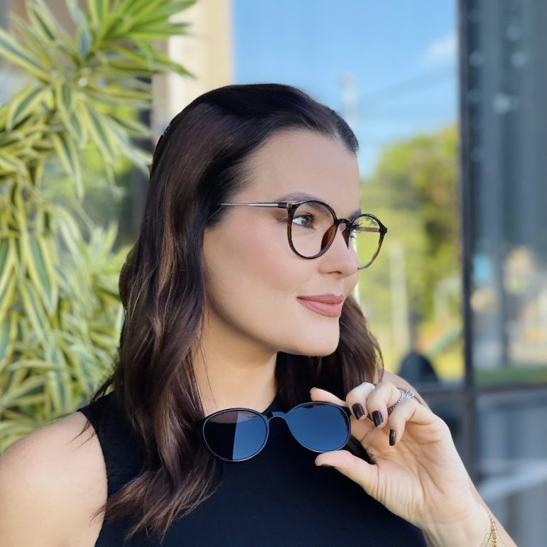 safine com br oculos 2 em 1 clip on redondo preto e tartaruga paola 2