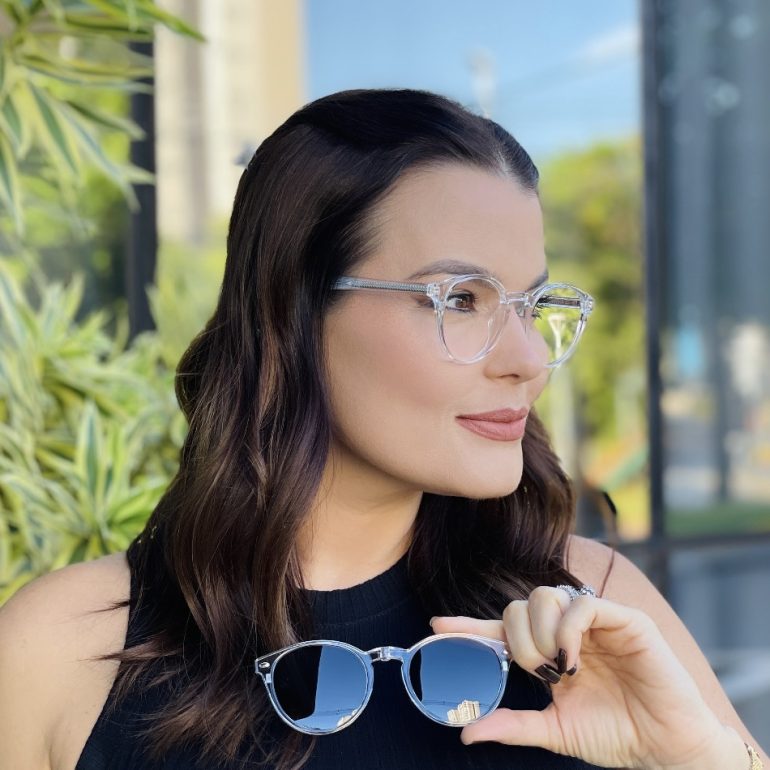 safine com br oculos 2 em 1 clip on redondo transparente carol 3