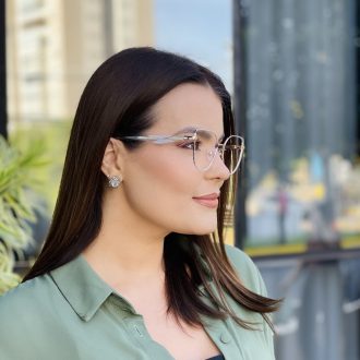safine com br oculos de grau feminino gatinho bege anne 2
