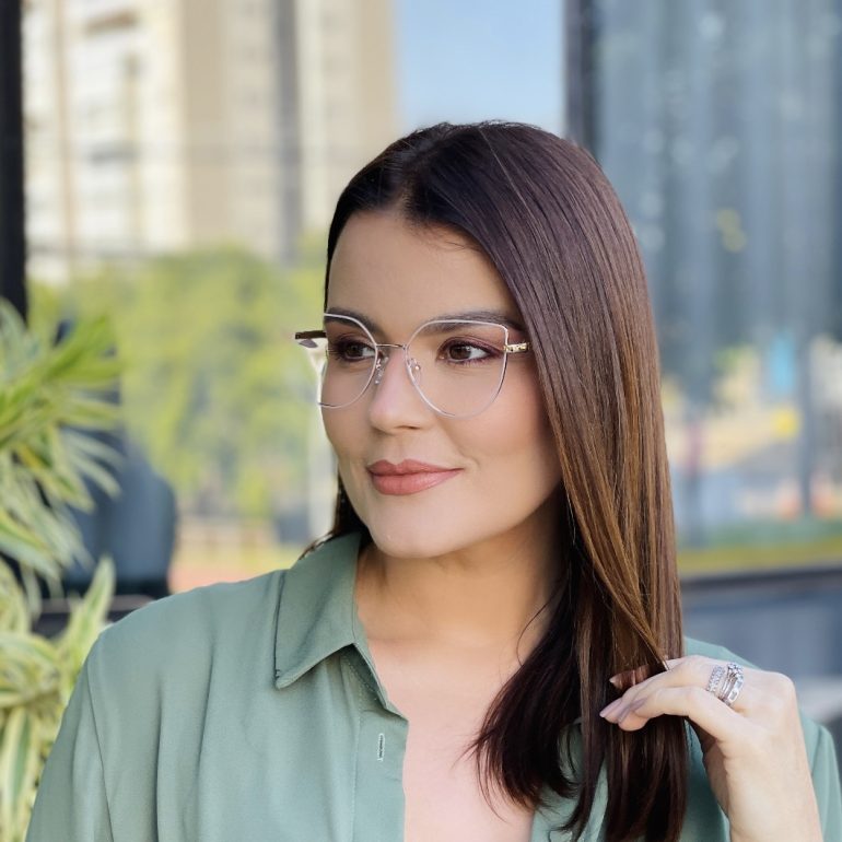 safine com br oculos de grau feminino gatinho bege anne 3