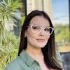 safine com br oculos de grau feminino gatinho bege tayla
