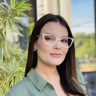 safine com br oculos de grau feminino gatinho bege tayla