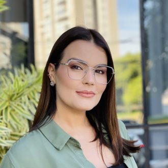 safine com br oculos de grau feminino quadrado cinza thais 2
