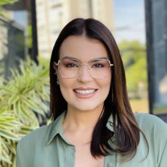 safine com br oculos de grau feminino quadrado marrom thais