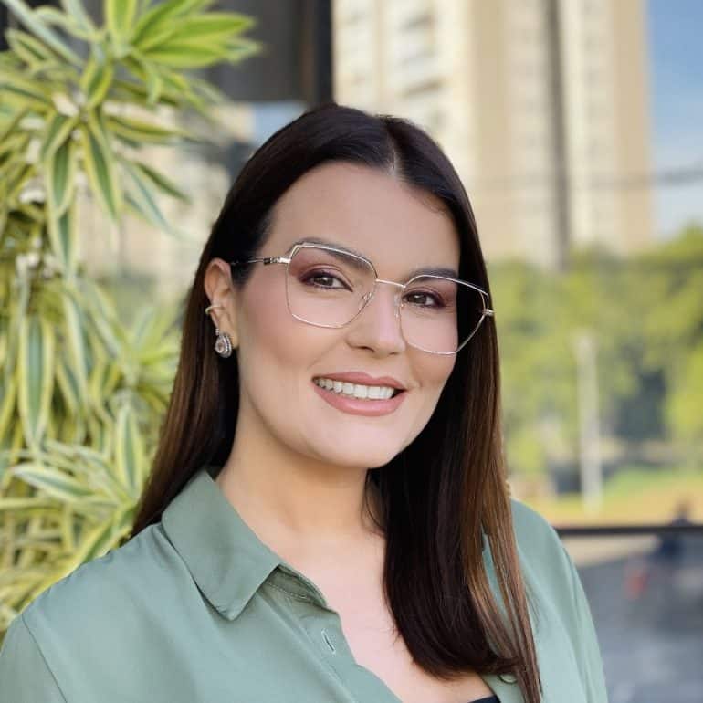 safine com br oculos de grau feminino quadrado preto e dourado thais
