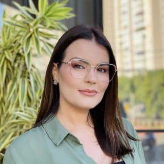 safine com br oculos de grau feminino quadrado verde thais