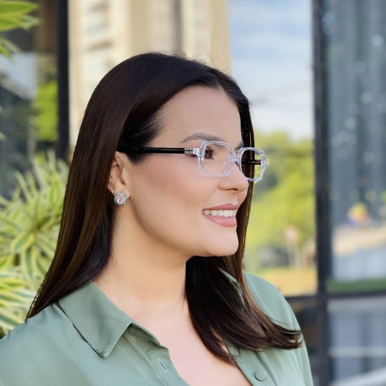 safine com br oculos de grau feminino retangular transparente milla 2