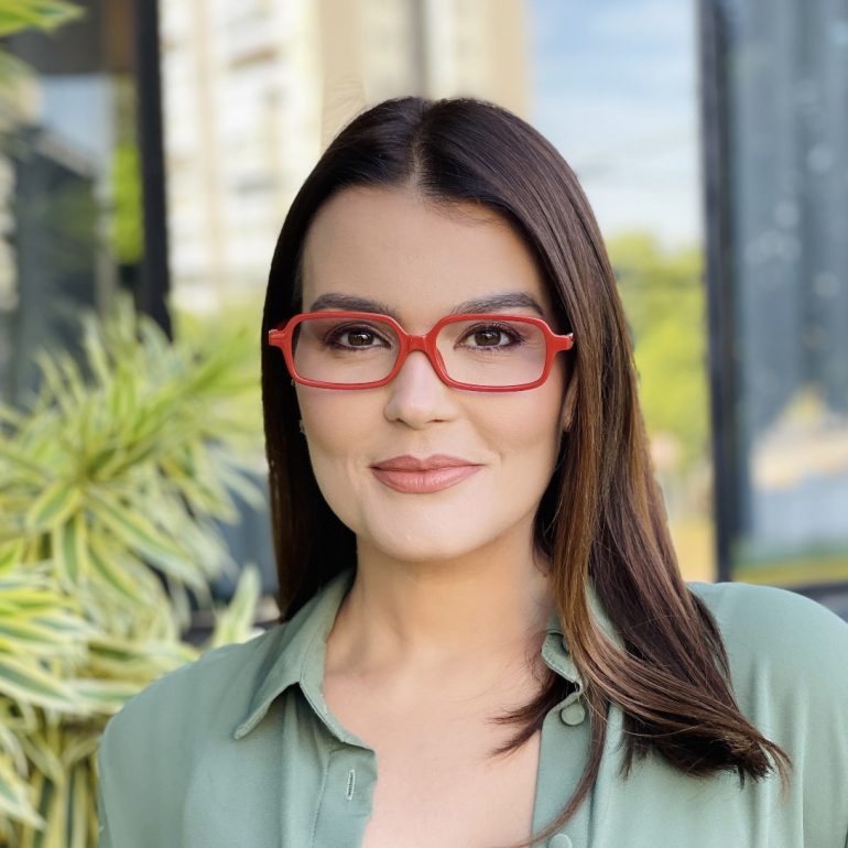 safine com br oculos de grau feminino retangular vermelho milla 2