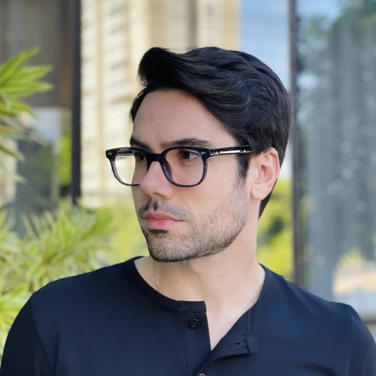 safine com br oculos de grau masculino quadrado azul oliver 3