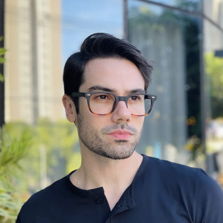 safine com br oculos de grau masculino quadrado preto e tartaruga oliver 1