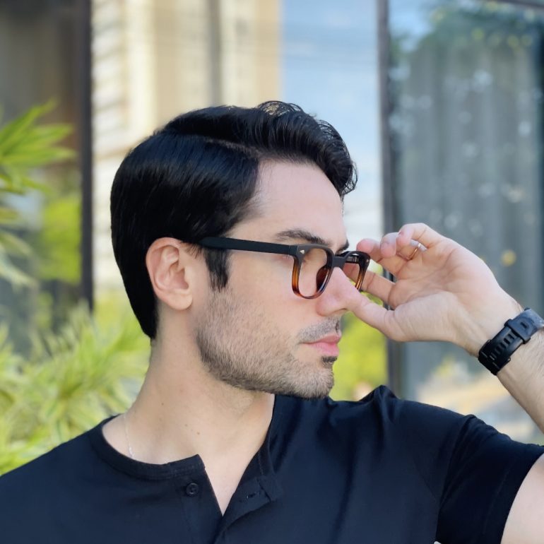 safine com br oculos de grau masculino quadrado preto e tartaruga oliver 2