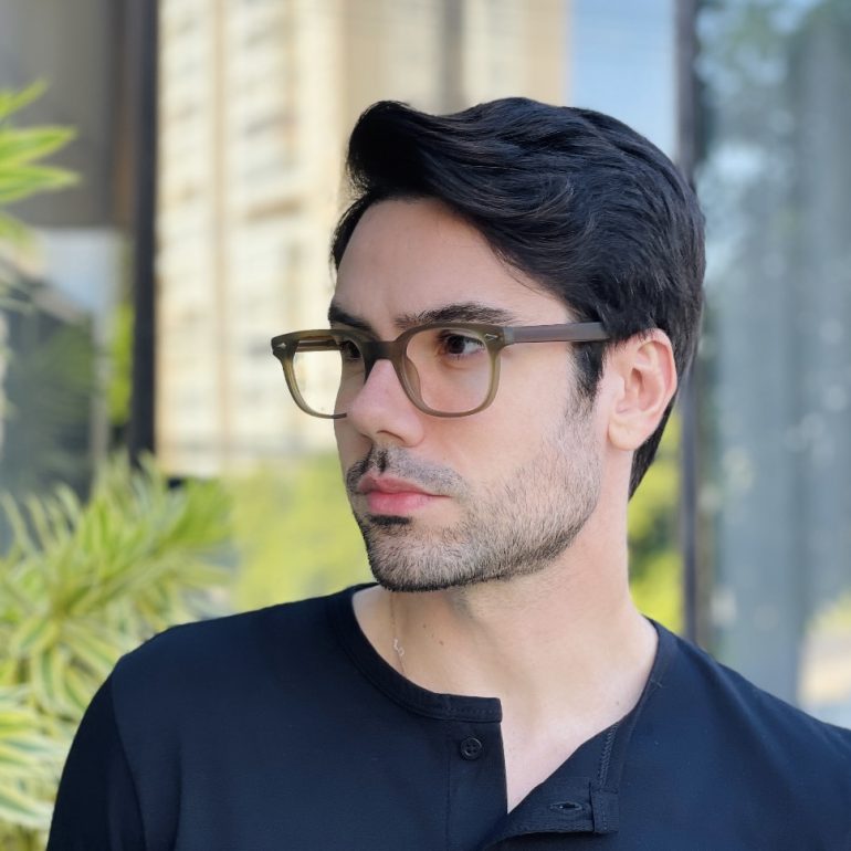 safine com br oculos de grau masculino quadrado verde oliver 3