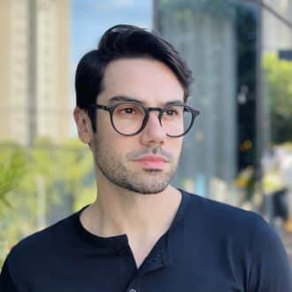 safine com br oculos de grau masculino redondo preto fosco arthur 2 0 1