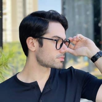 safine com br oculos de grau masculino redondo preto fosco arthur 2 0 2