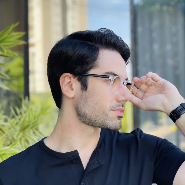 safine com br oculos de grau masculino redondo transparente thiago 2 0 2