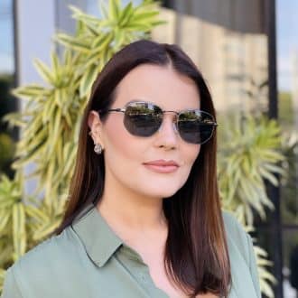 safine com br oculos de sol feminino hexagonal grafite julia