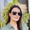 safine com br oculos de sol feminino hexagonal preto julia