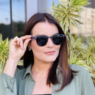 safine com br oculos de sol feminino redondo azul club 2