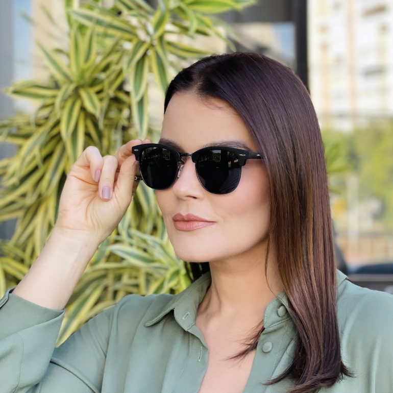 safine com br oculos de sol feminino redondo preto club 1