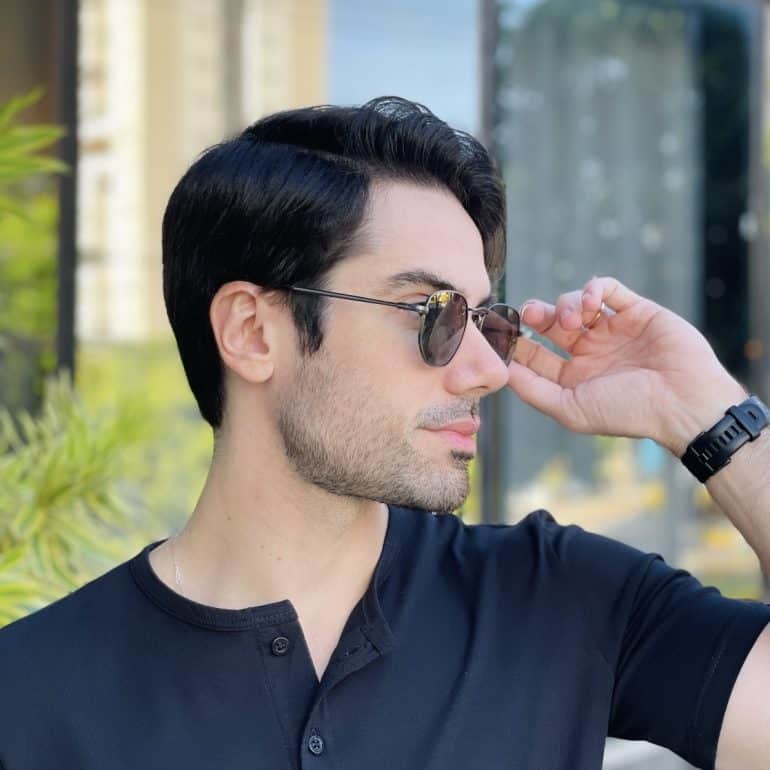 safine com br oculos de sol masculino hexagonal grafite davi 2
