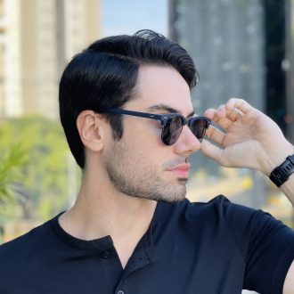 safine com br oculos de sol masculino redondo azul club 2