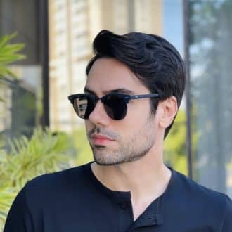 safine com br oculos de sol masculino redondo azul club 3