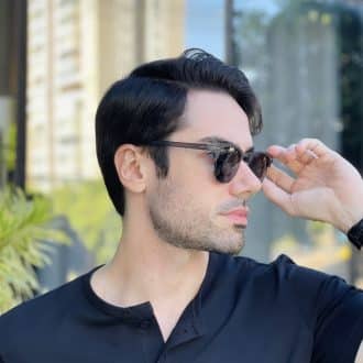 safine com br oculos de sol masculino redondo cinza club 2