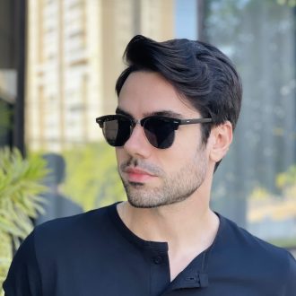safine com br oculos de sol masculino redondo prata club 7